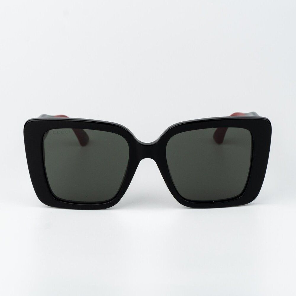 Gucci Women Sunglasses Black Grey Square GG1861S 001 NEW AUTHENTIC - Picture 2 of 12